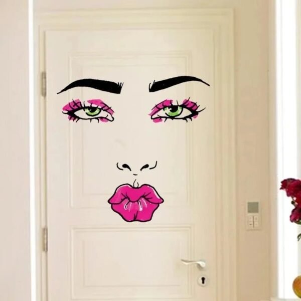 Pink lip beauty sticker - Image 3