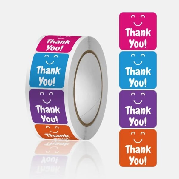 Thank you stickers