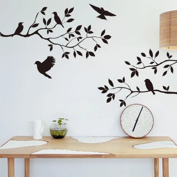 Birds with branches sticker - Image 4