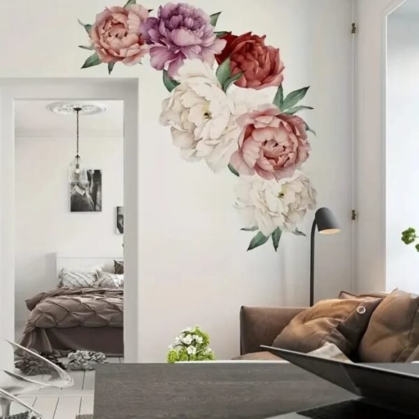 Peony flower sticker - Image 3