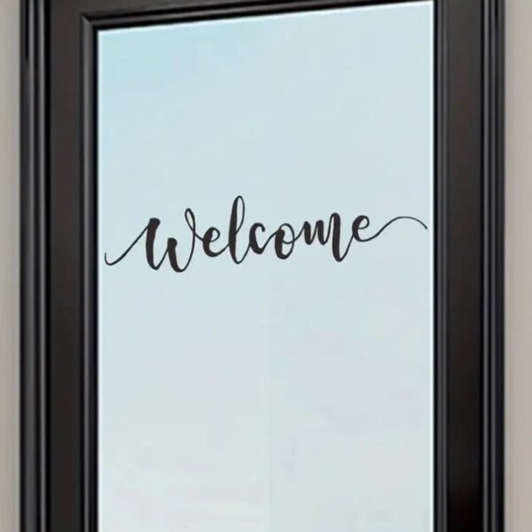 Welcome sticker