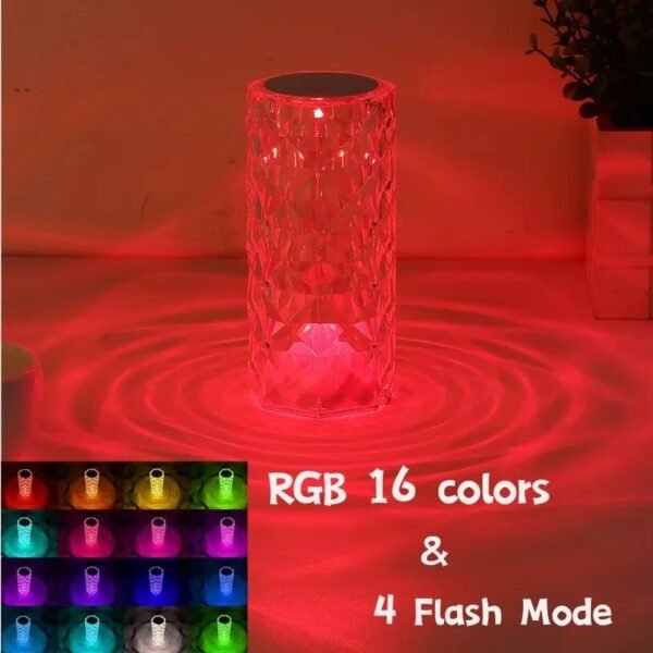 LED crystal rose lamp - Image 3