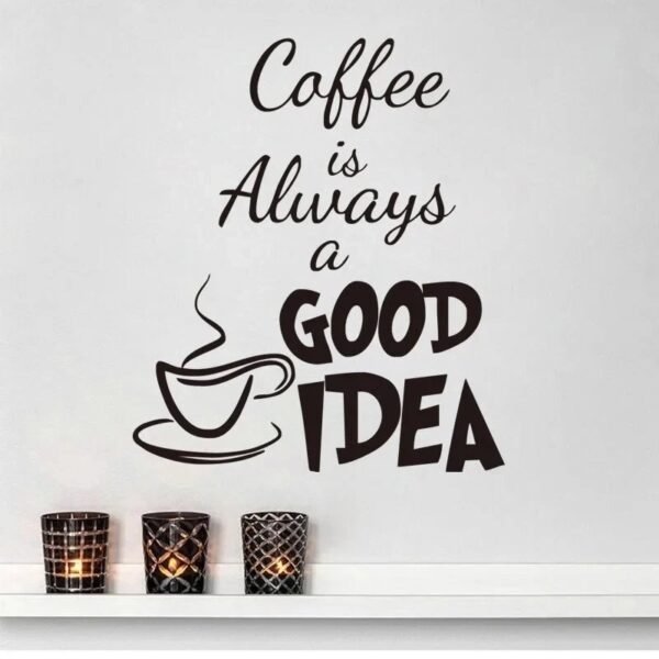 Coffee sticker