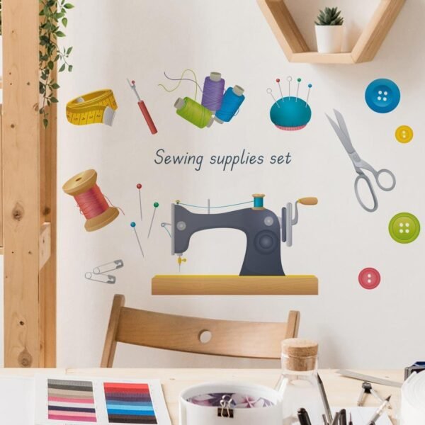 Sewing sticker
