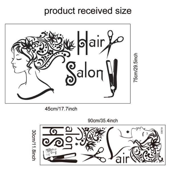 Hair salon sticker - Image 4