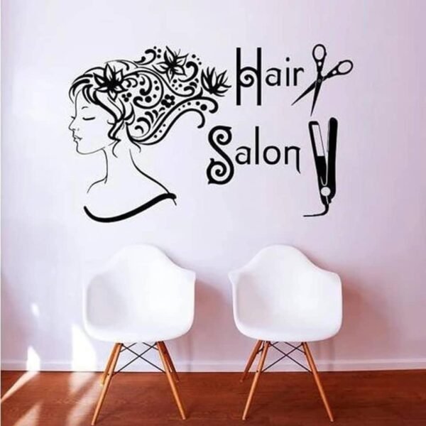 Hair salon sticker