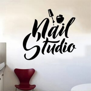 Nail studio sticker