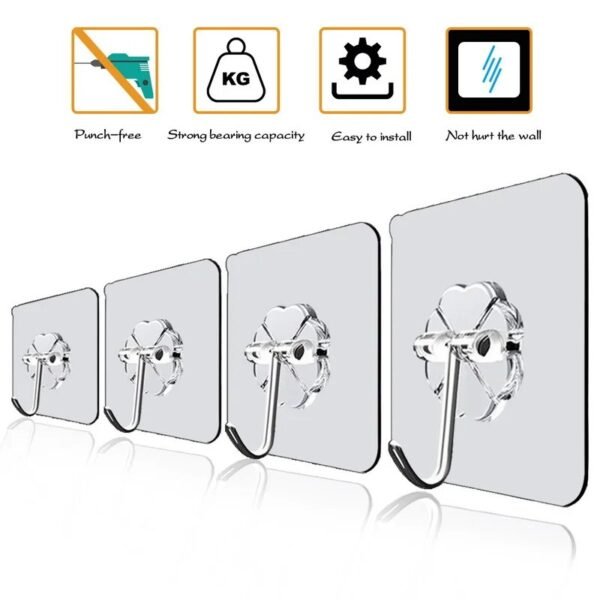 Adhesive hooks