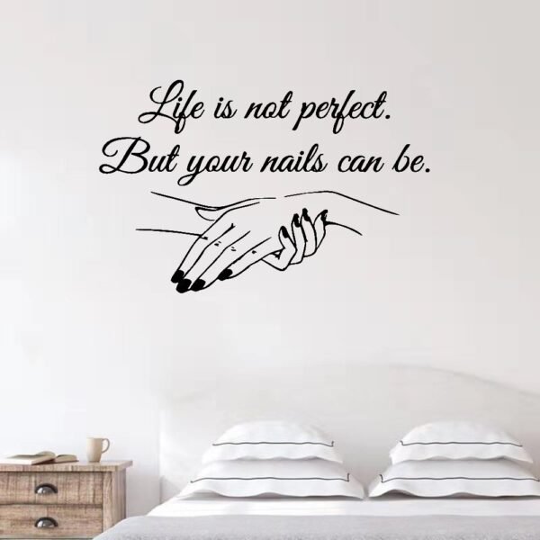 Life is not perfect salon sticker - Image 2