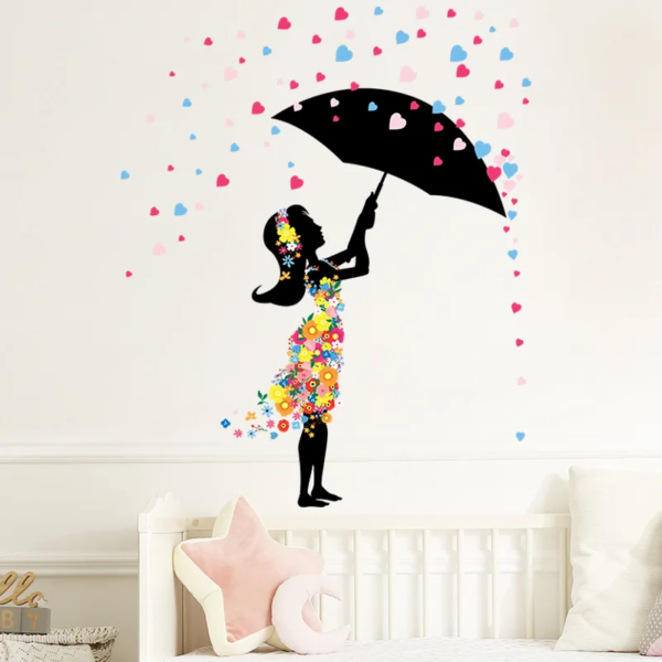Umbrella fairy sticker - Image 3