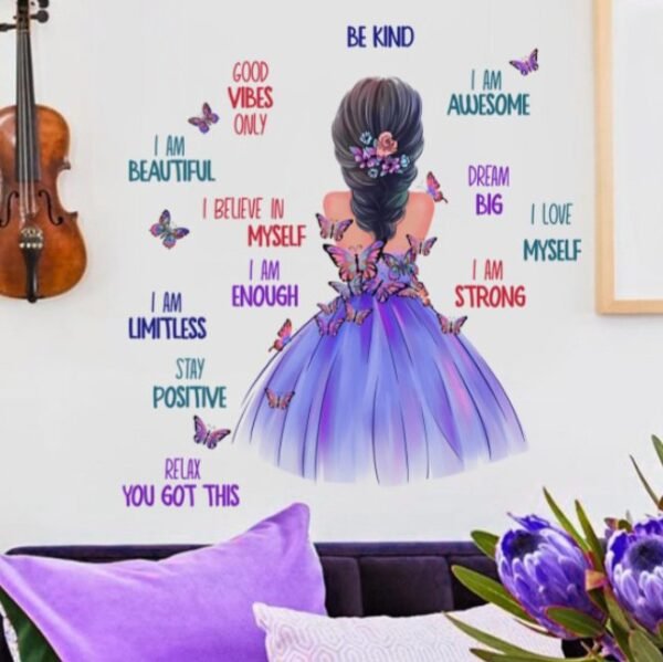 Girl with positive affirmations - Image 5