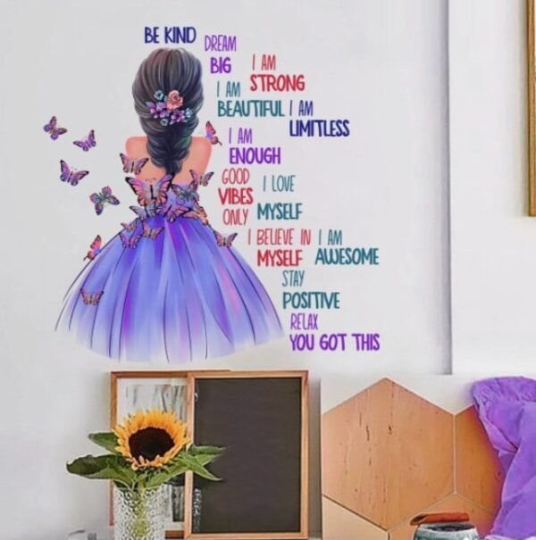 Girl with positive affirmations - Image 3