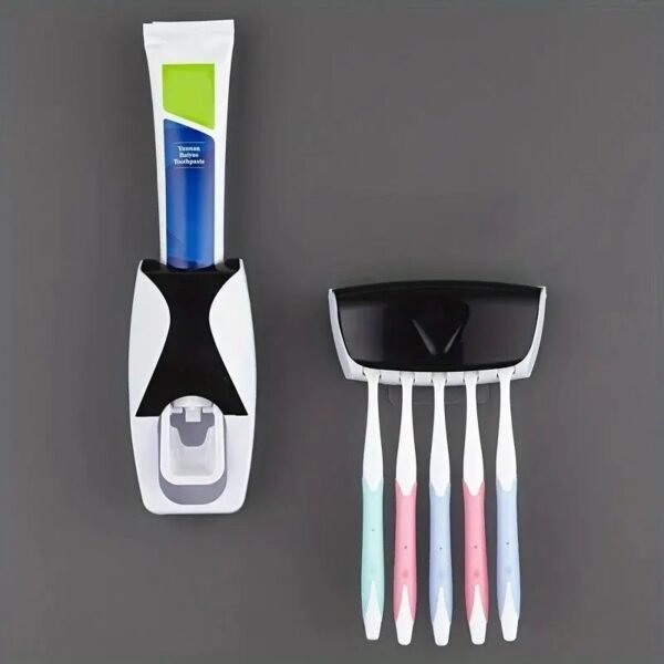 Toothbrush holder and toothpaste dispenser - Image 4
