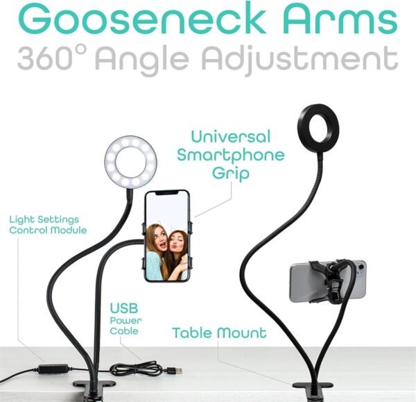 LED desktop ringlight - Image 4