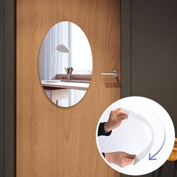Acrylic oval mirror - Image 2