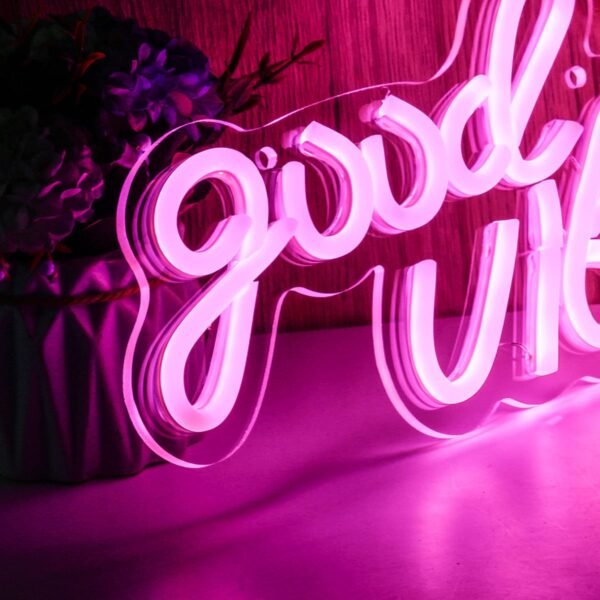 Good Vibes Neon Light - Image 2