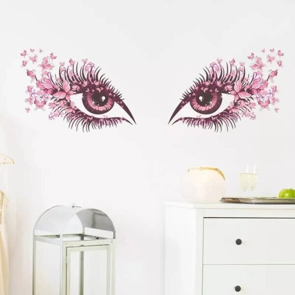 Eye Lash Pink Wall Art - Image 2