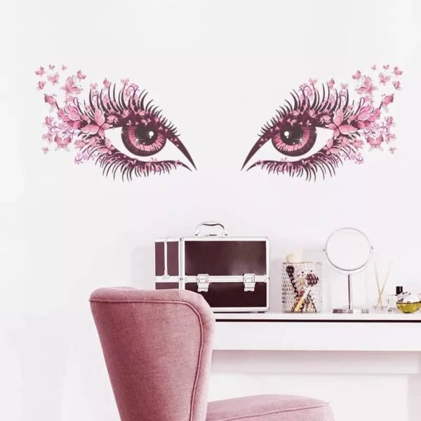 Eye Lash Pink Wall Art - Image 3