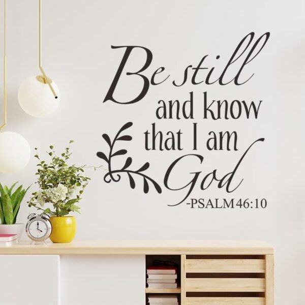 Psalm 46:10 Bible verse sticker - Image 2