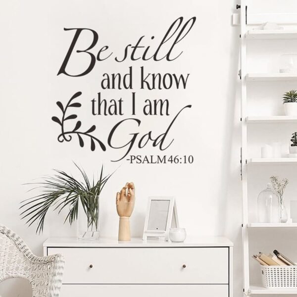 Psalm 46:10 Bible verse sticker - Image 3