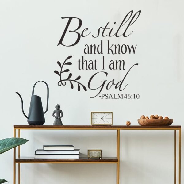 Psalm 46:10 Bible verse sticker