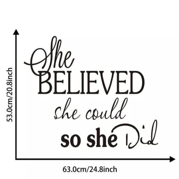 She believed she could sticker - Image 2