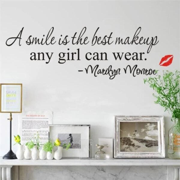 Smile is The Best Make Up sticker - Image 2