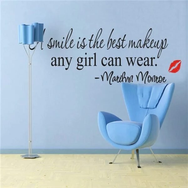 Smile is The Best Make Up sticker