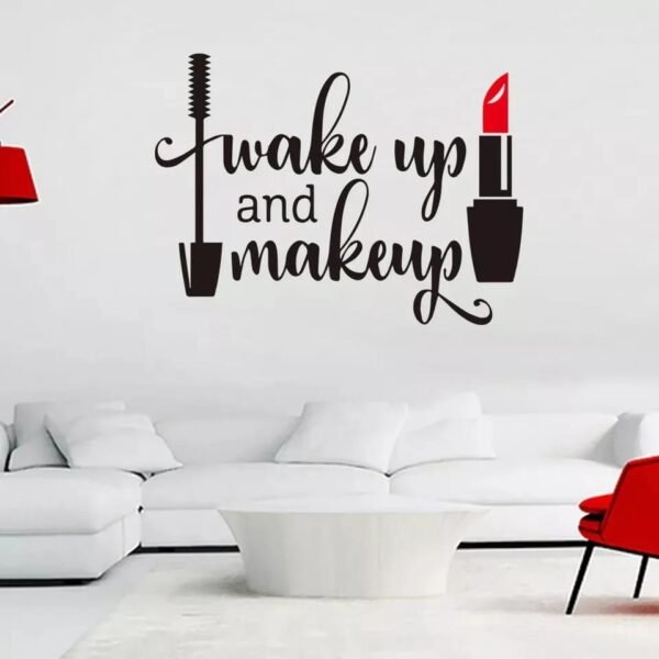 Wake Up And Make Up sticker - Image 3