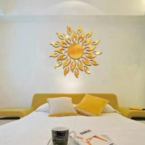 Acrylic sunflower sticker