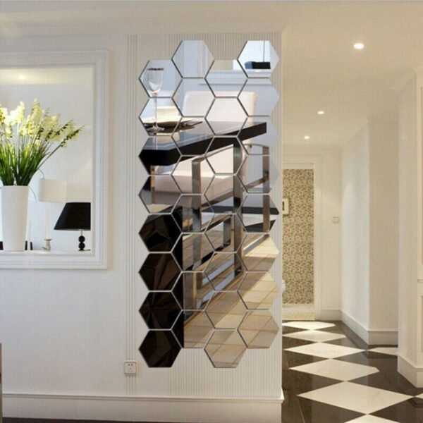 Acrylic hexagon stickers - Image 2
